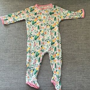Magnetic Me onsie pajamas 3-6 months in floral print